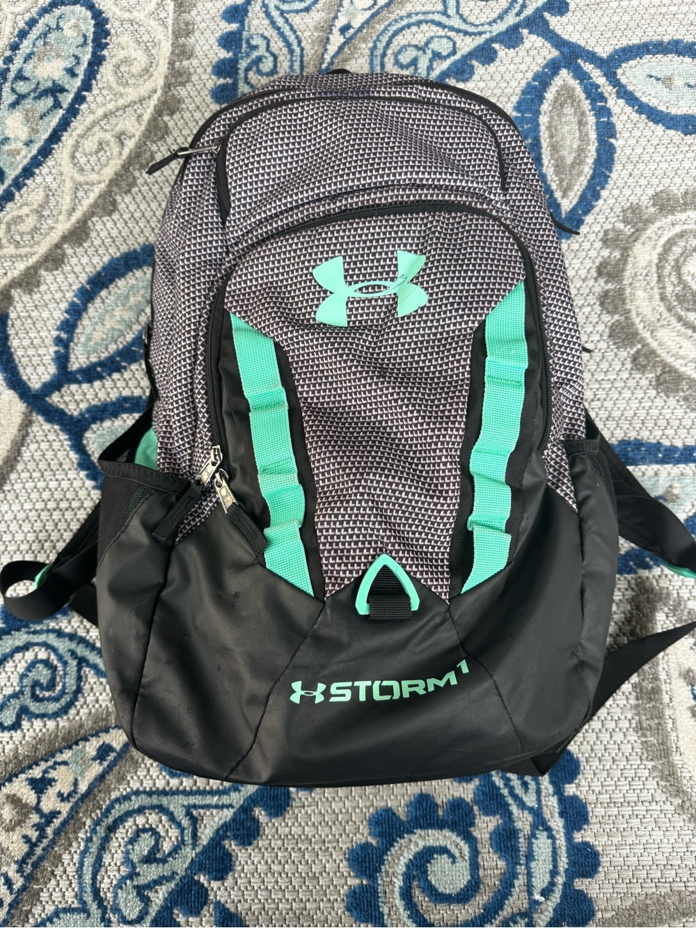 Under Armour Storm Black & Teal Backpack